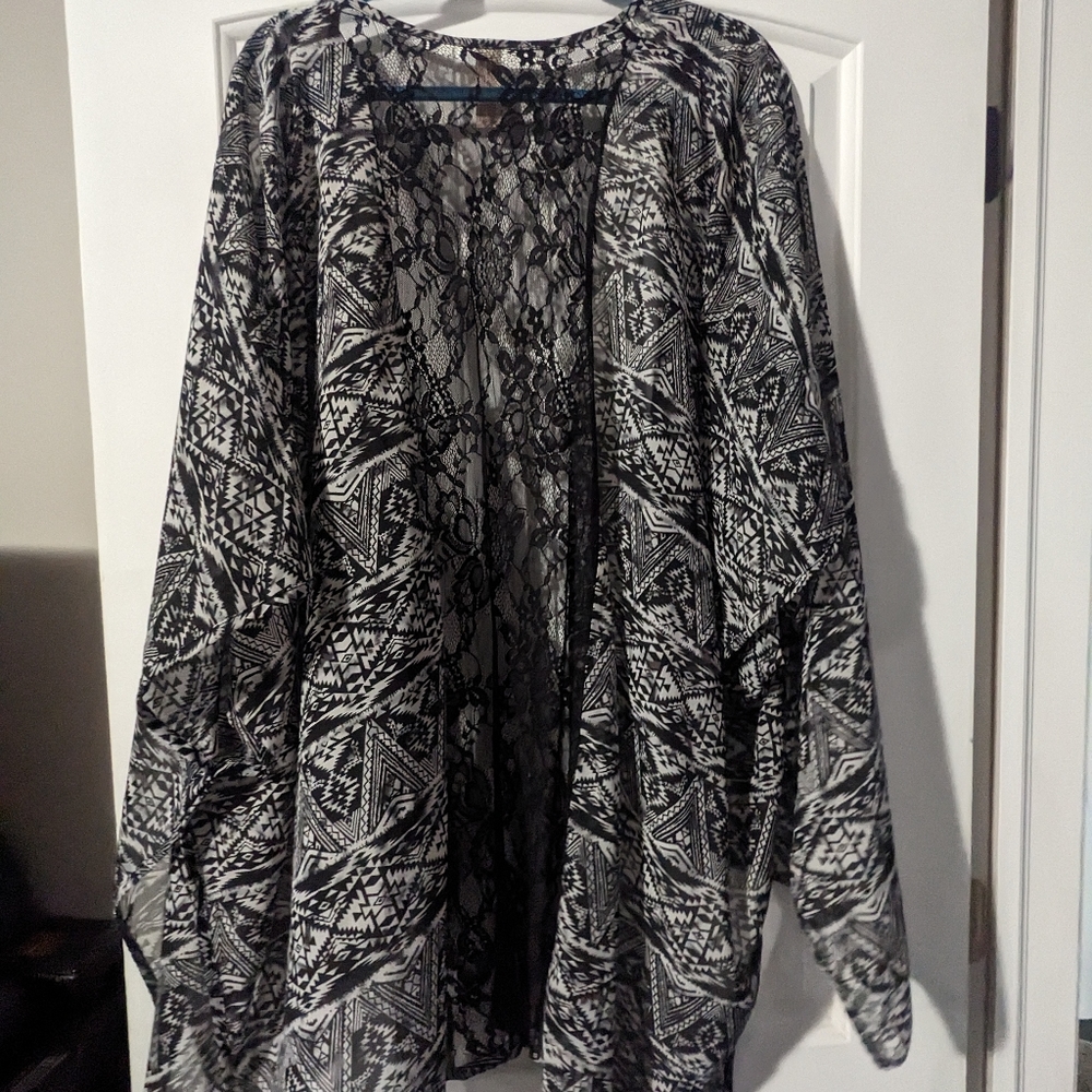 Light lace cardigan